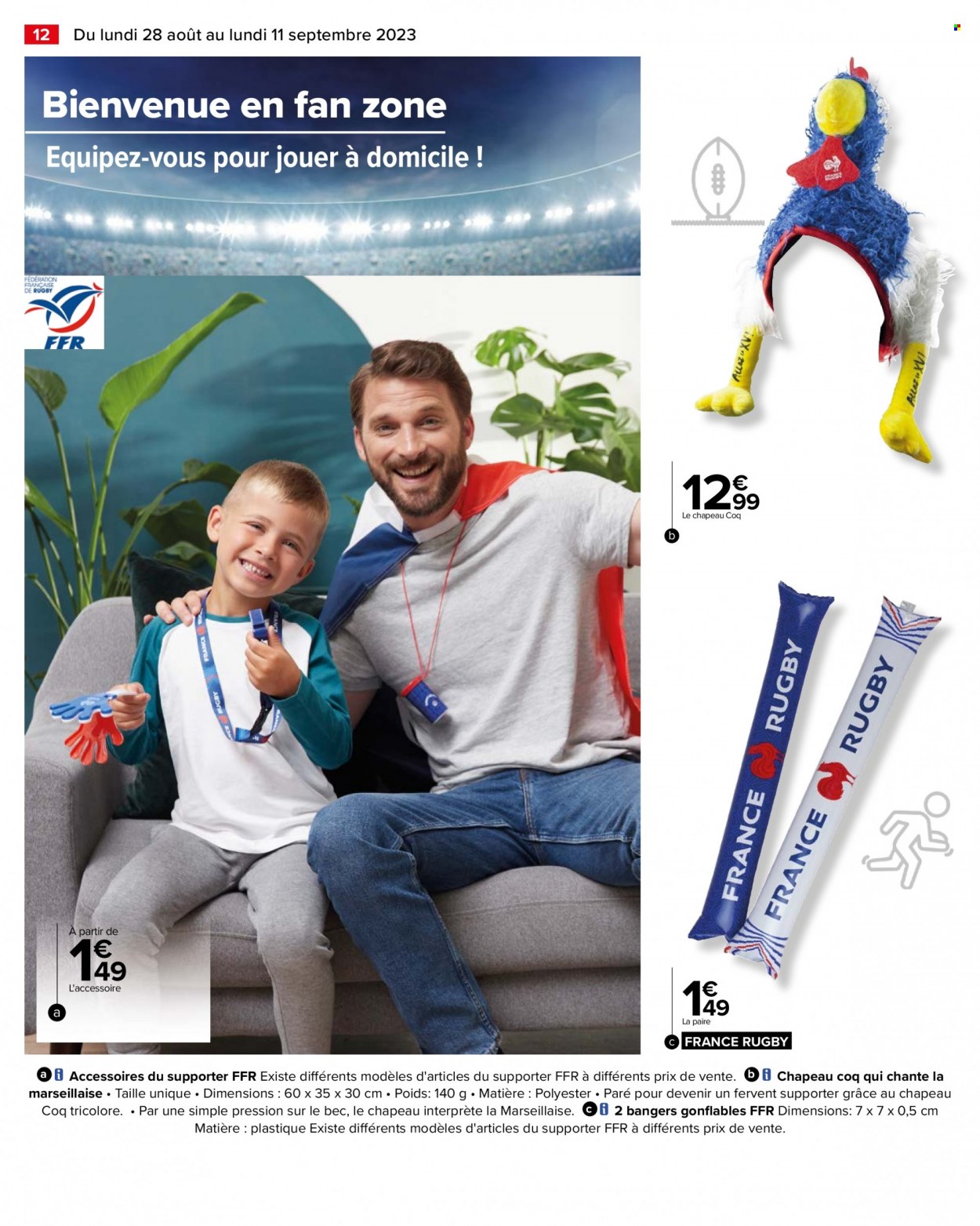 Catalogue Carrefour Hypermarchés - 28/08/2023 - 11/09/2023. Page 12