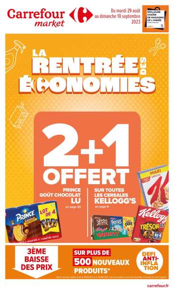 Catalogue Carrefour Market - 29/08/2023 - 10/09/2023.