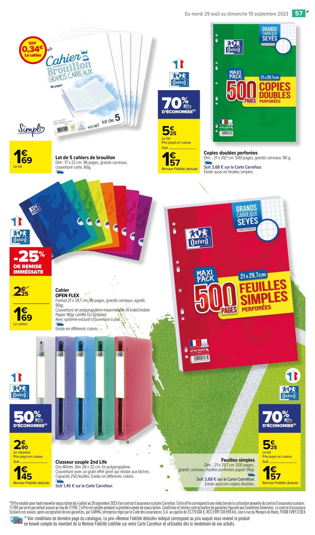 Catalogue Carrefour Market - 29/08/2023 - 10/09/2023. Page 59