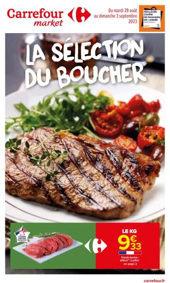 Catalogue Carrefour Market - 29/08/2023 - 03/09/2023.
