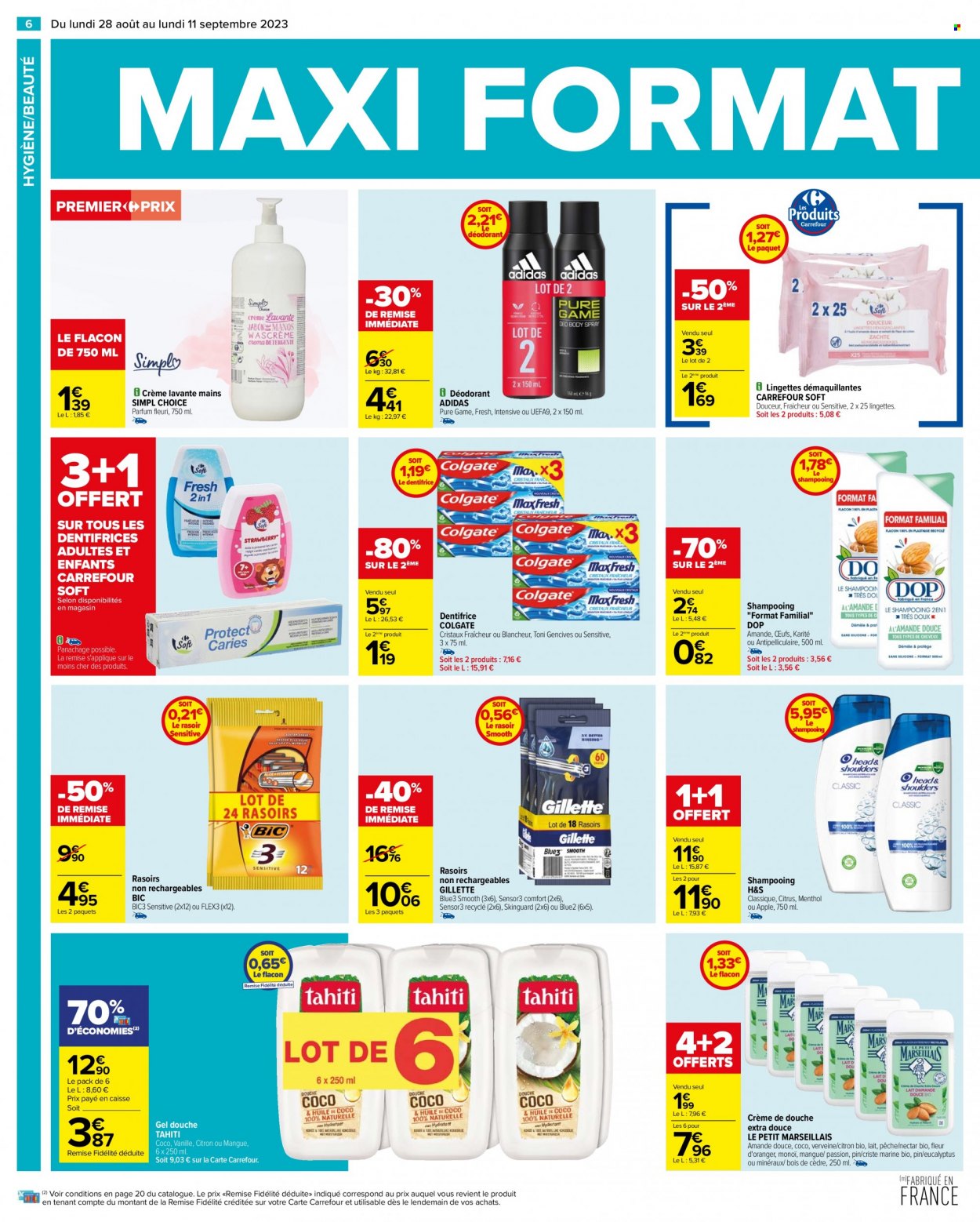 Catalogue Carrefour Hypermarchés - 28/08/2023 - 11/09/2023. Page 6