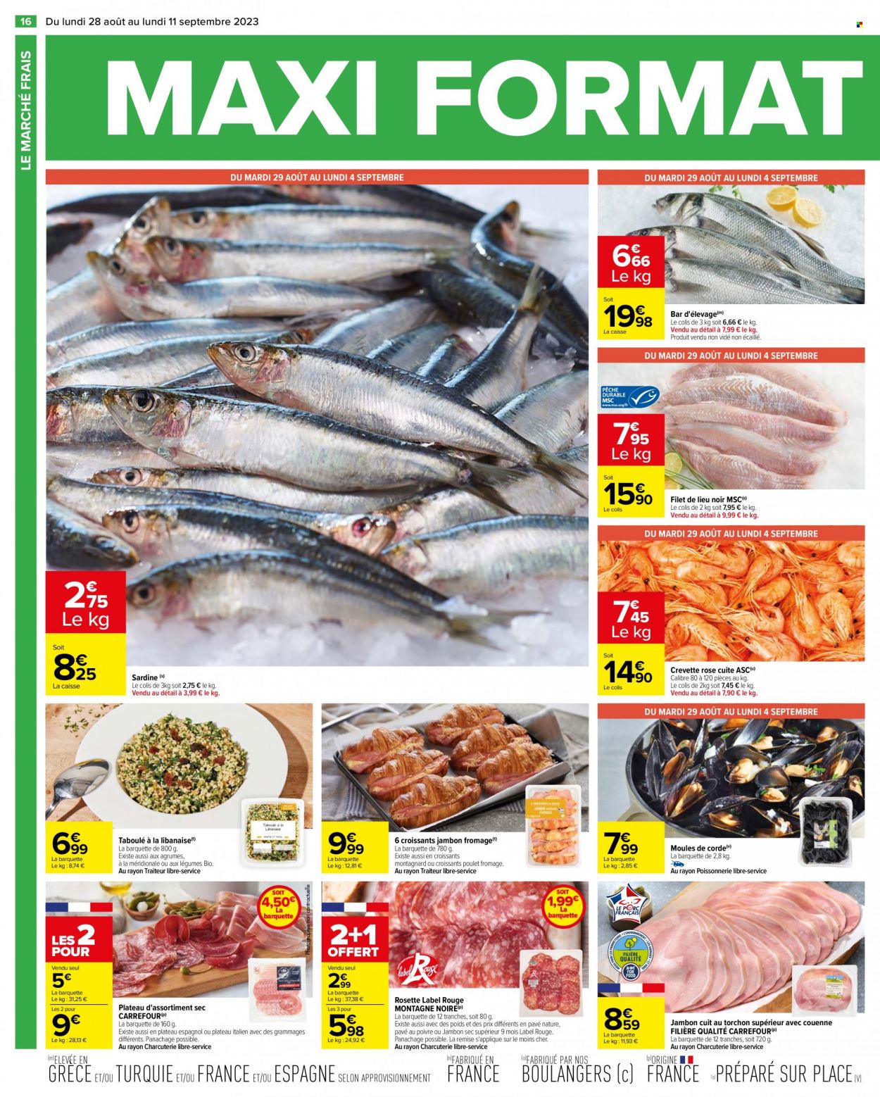 Catalogue Carrefour Hypermarchés - 28/08/2023 - 11/09/2023. Page 16