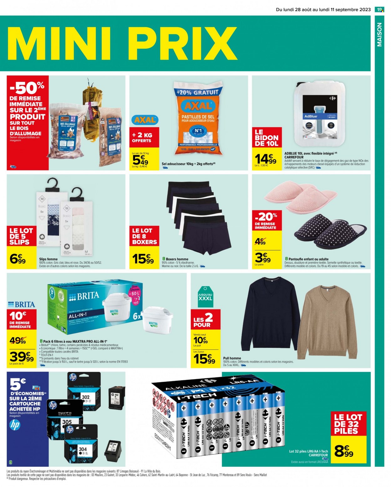 Catalogue Carrefour Hypermarchés - 28/08/2023 - 11/09/2023. Page 21