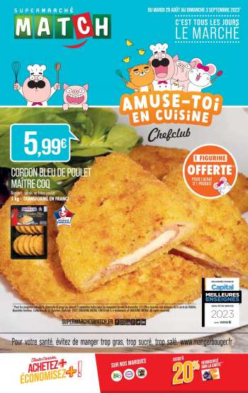 Catalogue Supermarché Match - 29/08/2023 - 03/09/2023.