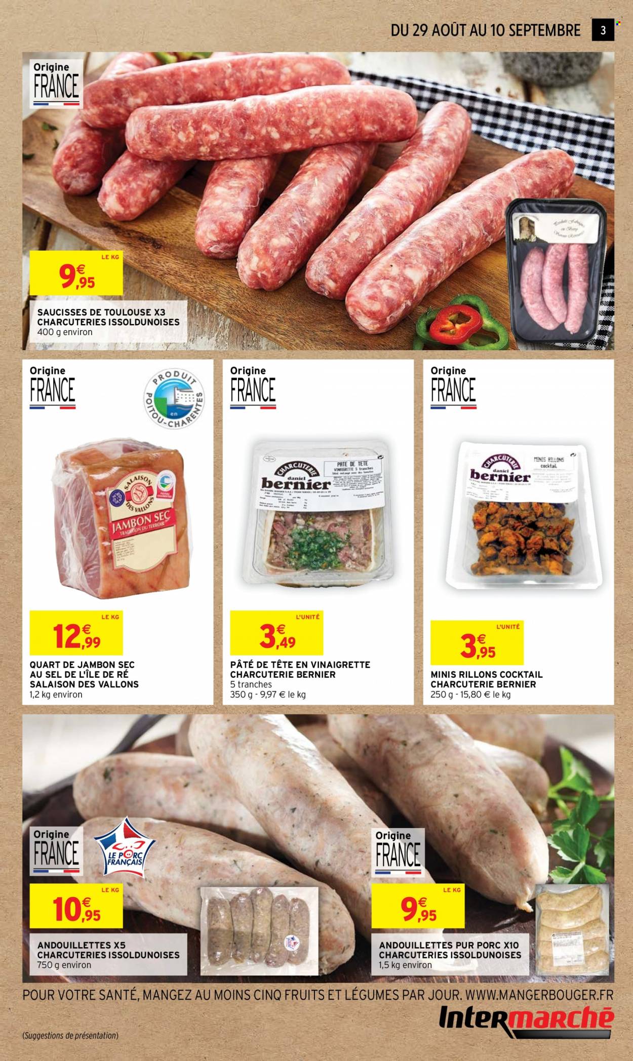 Catalogue Intermarché - 29/08/2023 - 10/09/2023. Page 3