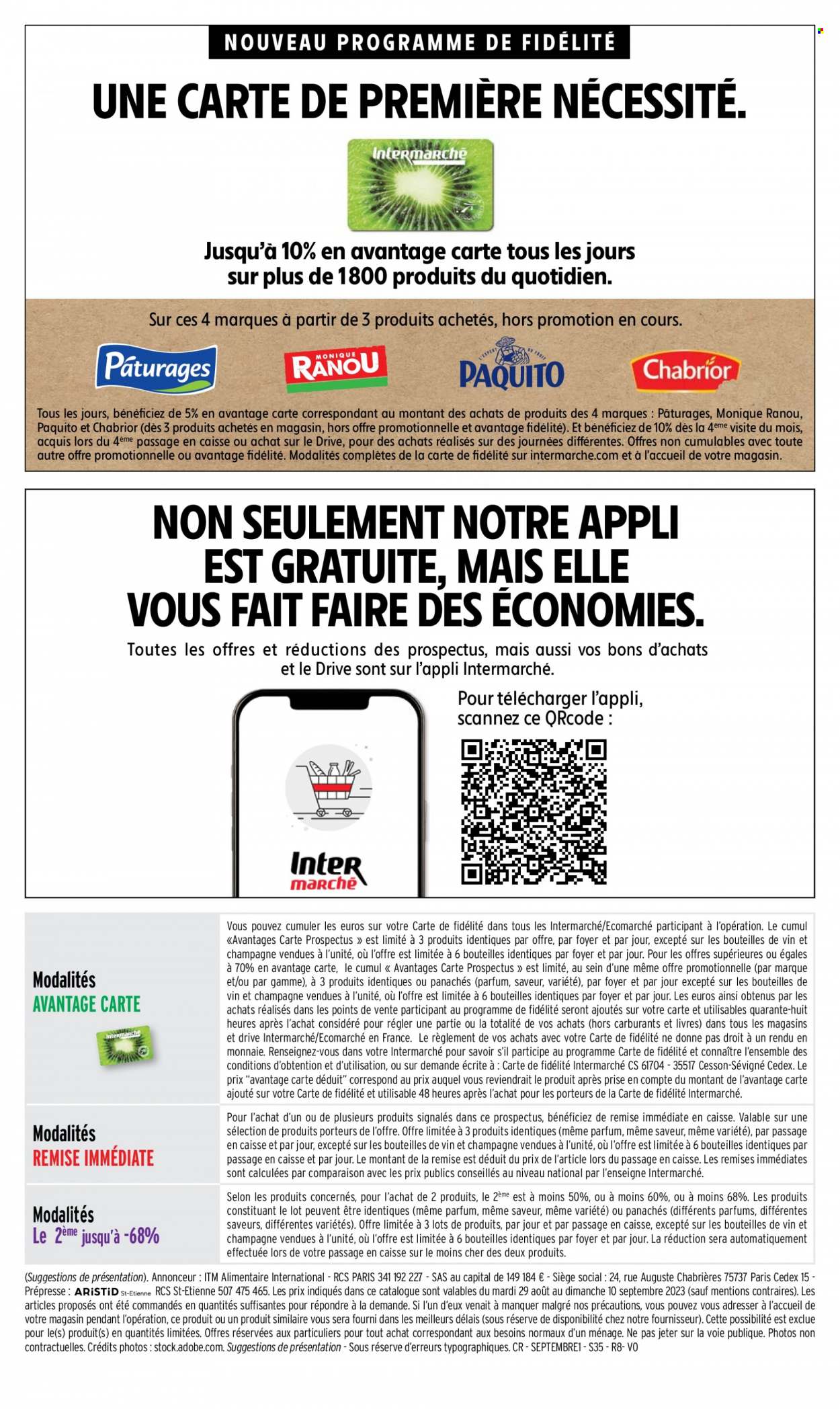 Catalogue Intermarché - 29/08/2023 - 10/09/2023. Page 6