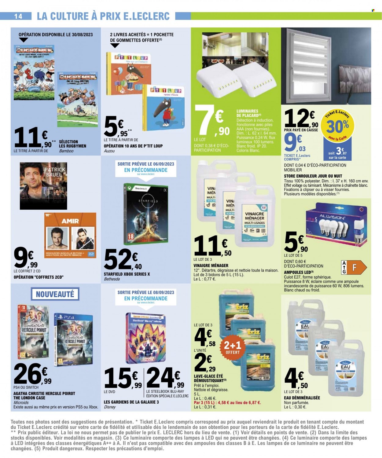 Catalogue E.Leclerc - 29/08/2023 - 09/09/2023. Page 14