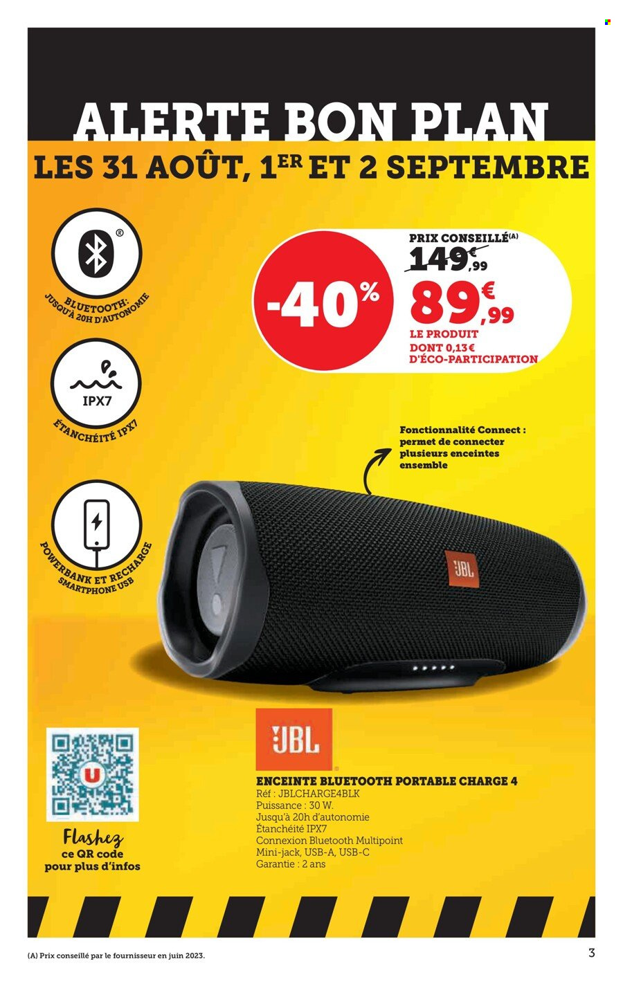 Catalogue SUPER U - 29/08/2023 - 10/09/2023. Page 3