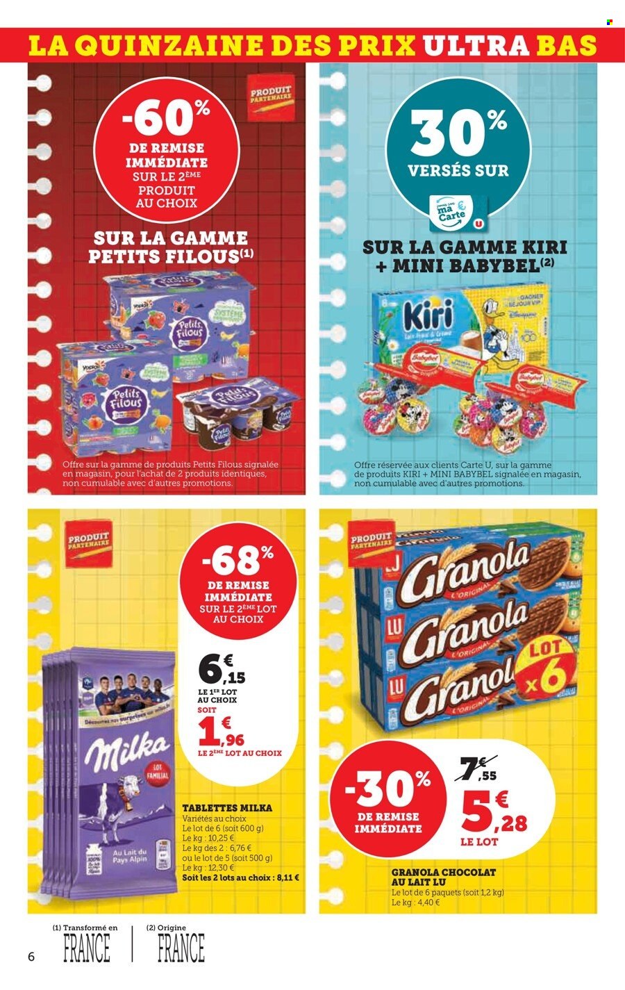 Catalogue SUPER U - 29/08/2023 - 10/09/2023. Page 6