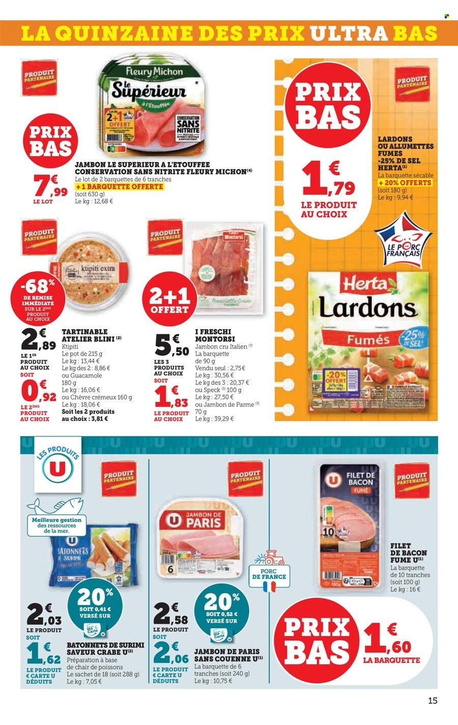 Catalogue SUPER U - 29/08/2023 - 10/09/2023. Page 15