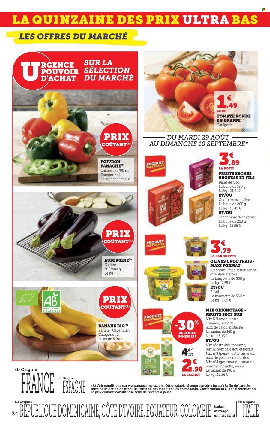 Catalogue SUPER U - 29/08/2023 - 10/09/2023. Page 34