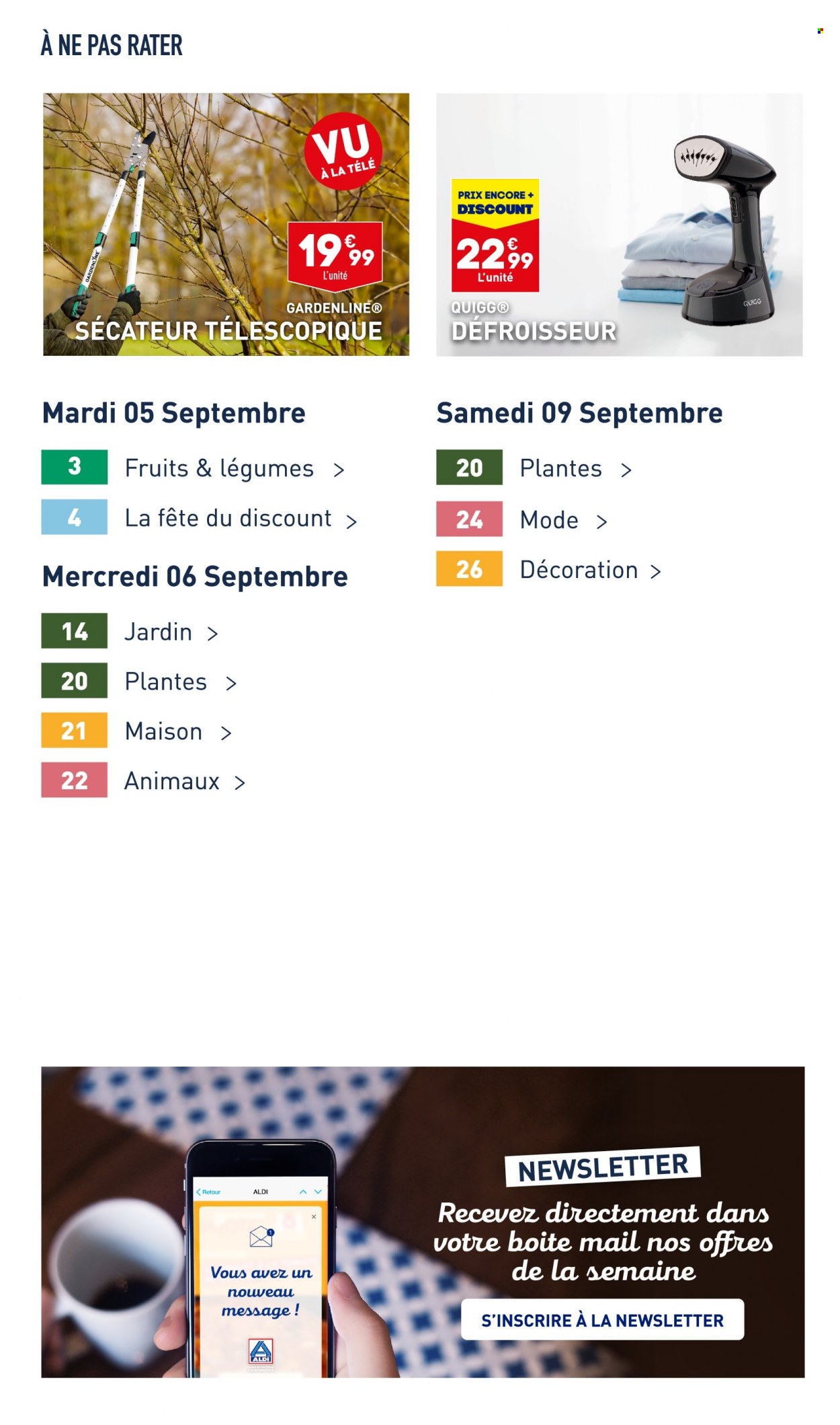 Catalogue ALDI - 05/09/2023 - 11/09/2023. Page 3