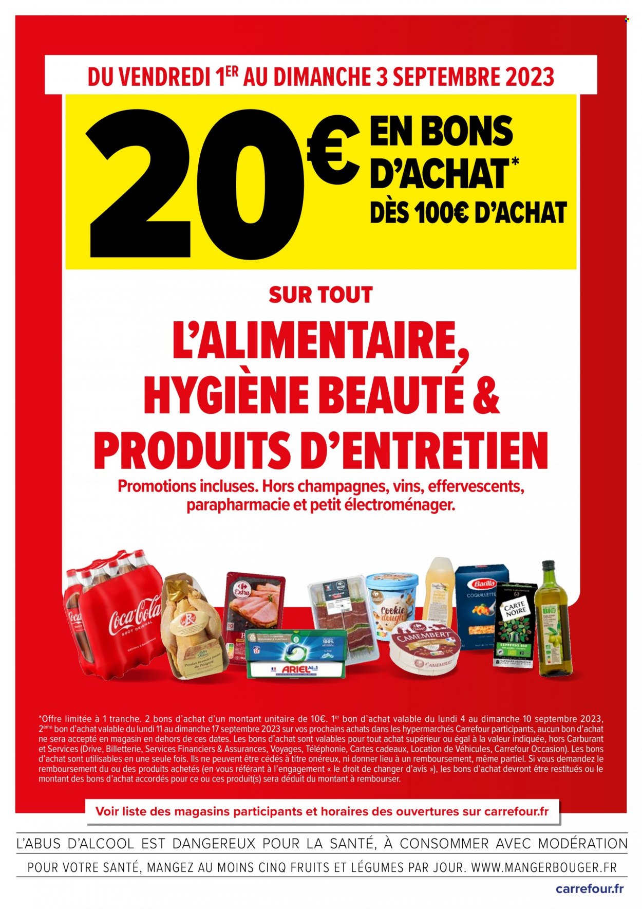 Catalogue Carrefour Hypermarchés - 29/08/2023 - 03/09/2023. Page 5