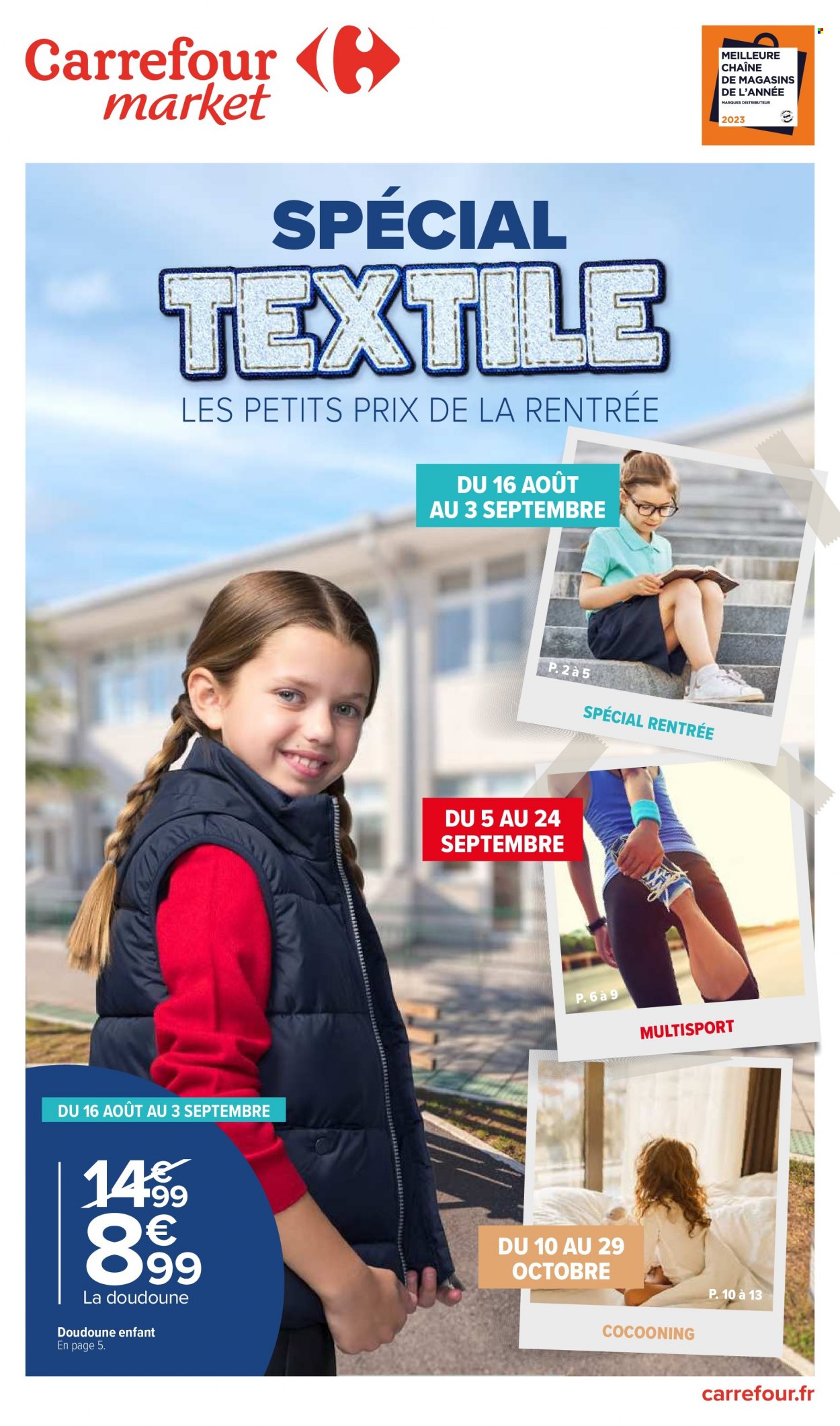 Catalogue Carrefour Market - 16/08/2023 - 03/09/2023. Page 1