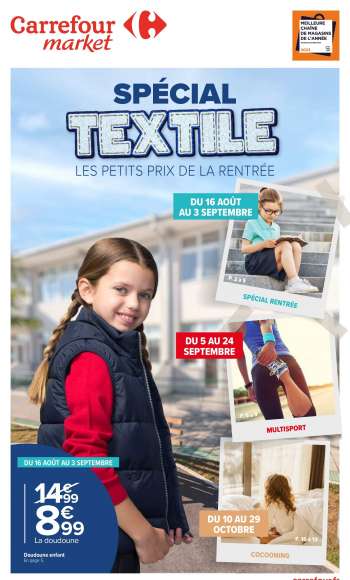 Catalogue Carrefour Market - 16/08/2023 - 03/09/2023.