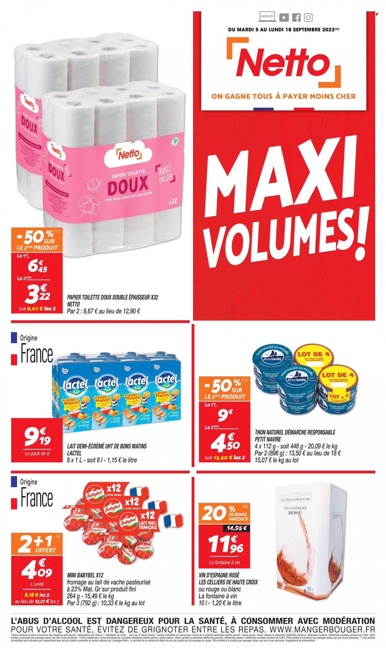 Catalogue Netto - 05/09/2023 - 18/09/2023. Page 1