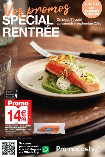 Catalogue Promocash - 31/08/2023 - 09/09/2023.