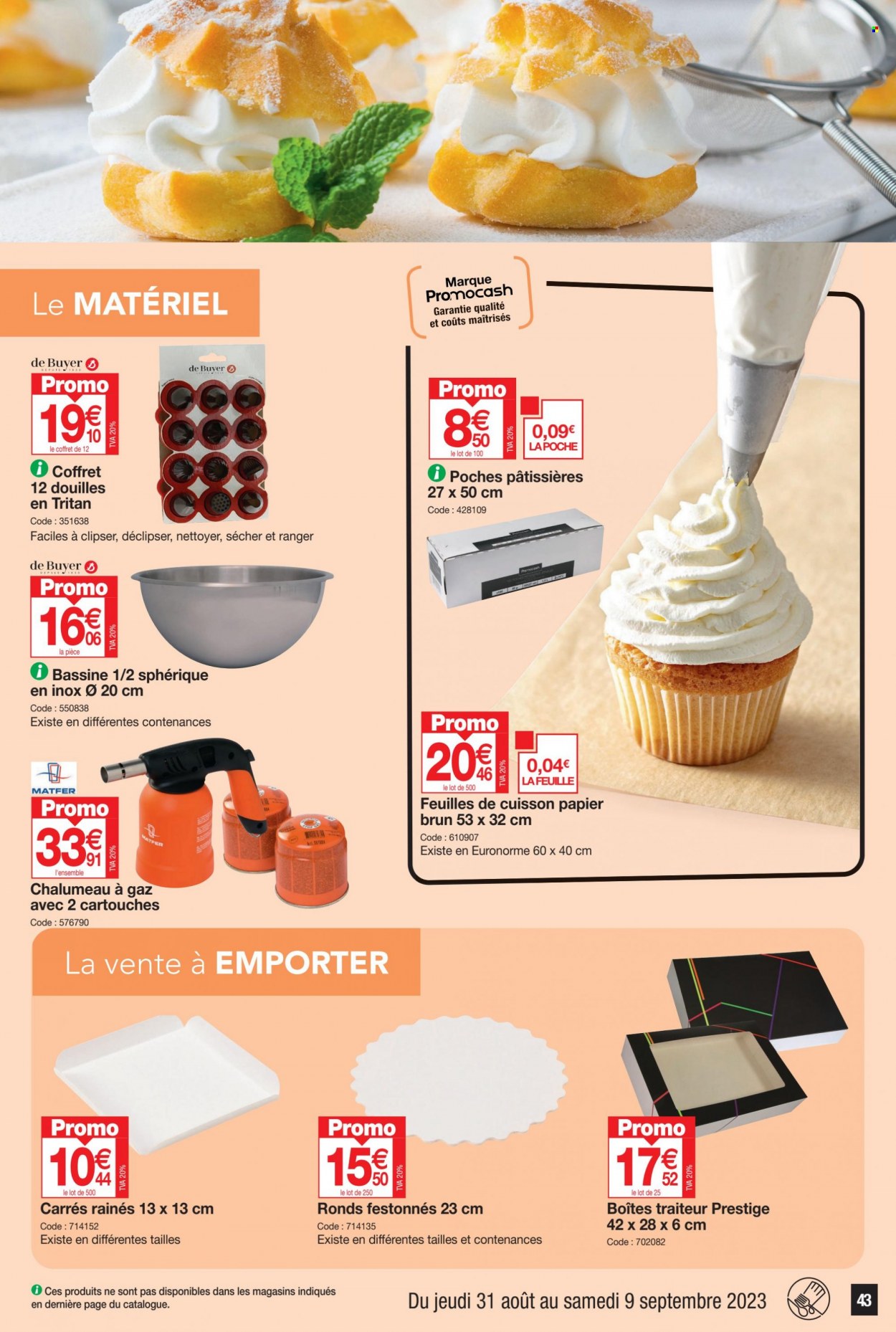 Catalogue Promocash - 31/08/2023 - 09/09/2023. Page 43