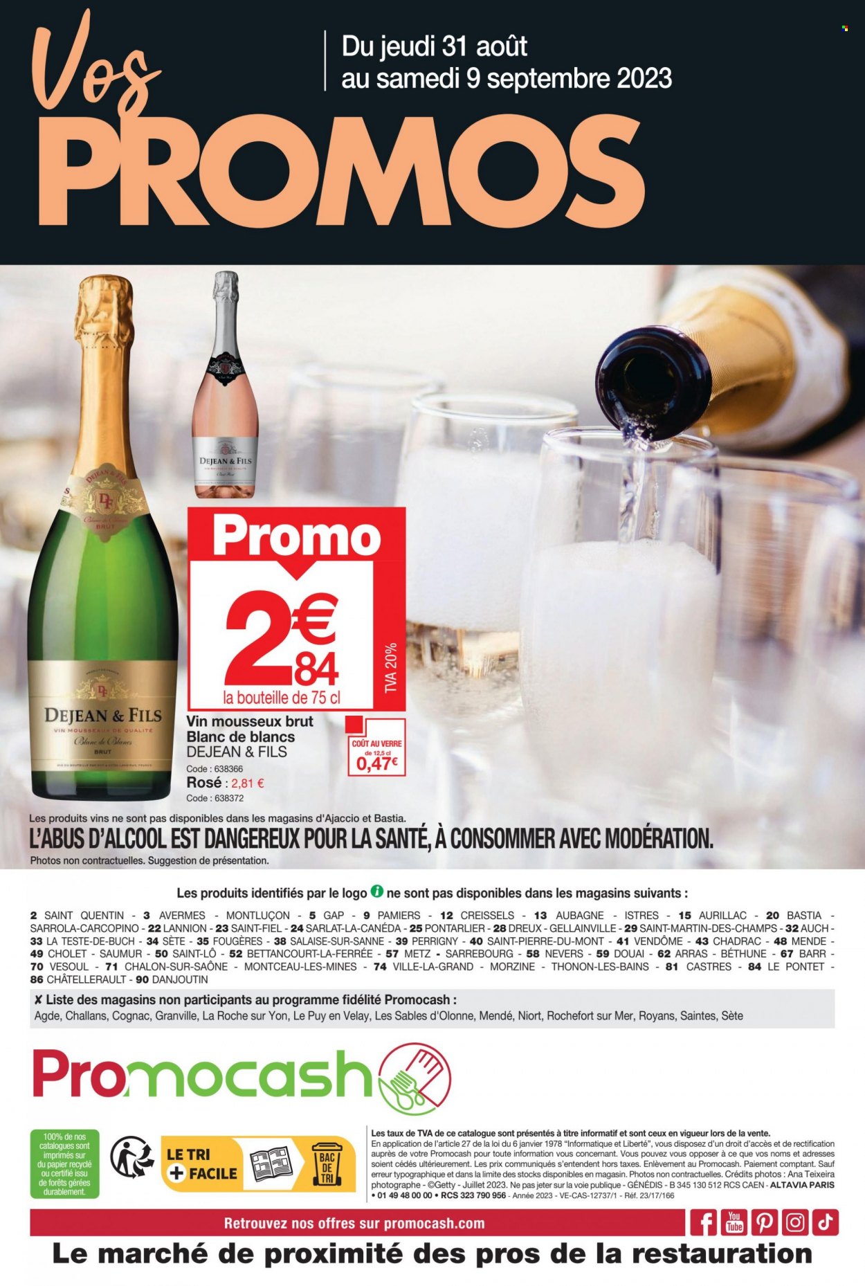 Catalogue Promocash - 31/08/2023 - 09/09/2023. Page 44