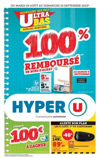 Catalogue HYPER U - 29/08/2023 - 10/09/2023.