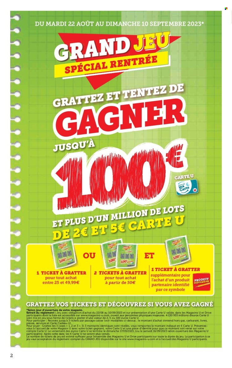 Catalogue U express - 29/08/2023 - 10/09/2023. Page 2
