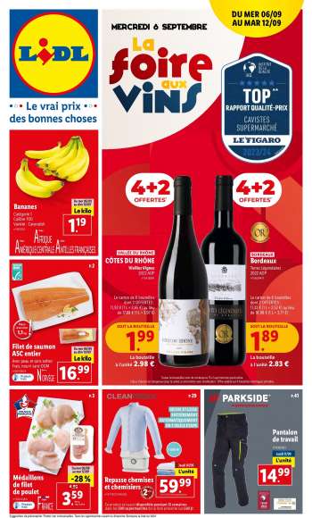 Catalogue Lidl - 06/09/2023 - 12/09/2023.