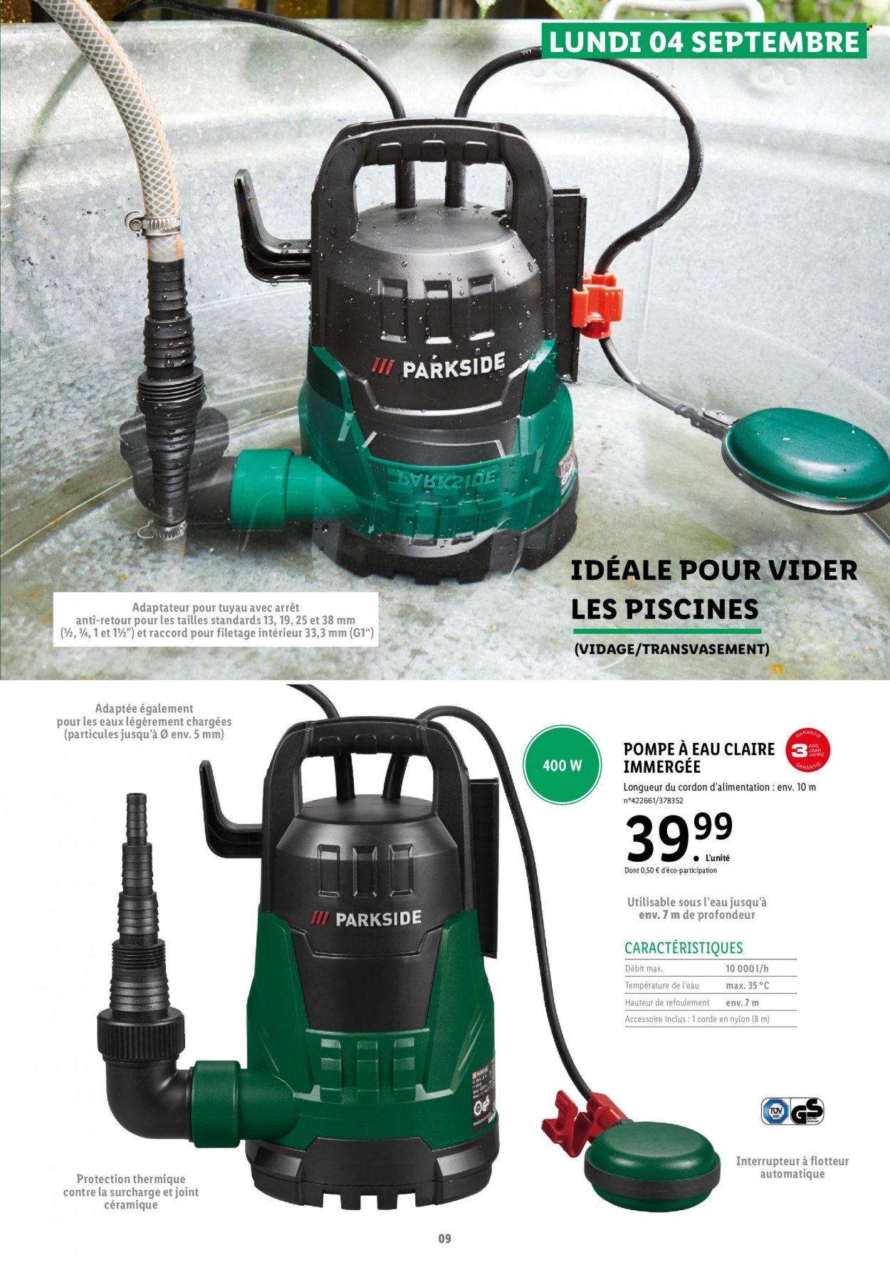Catalogue Lidl - 04/09/2023 - 21/09/2023. Page 9