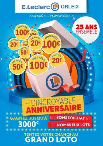 Catalogue E.Leclerc - 29/08/2023 - 09/09/2023.