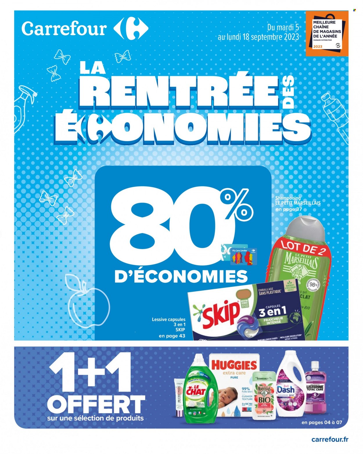 Catalogue Carrefour Hypermarchés - 05/09/2023 - 18/09/2023. Page 1