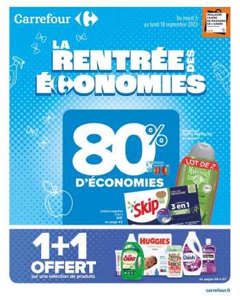 Catalogue Carrefour Hypermarchés - 05/09/2023 - 18/09/2023.