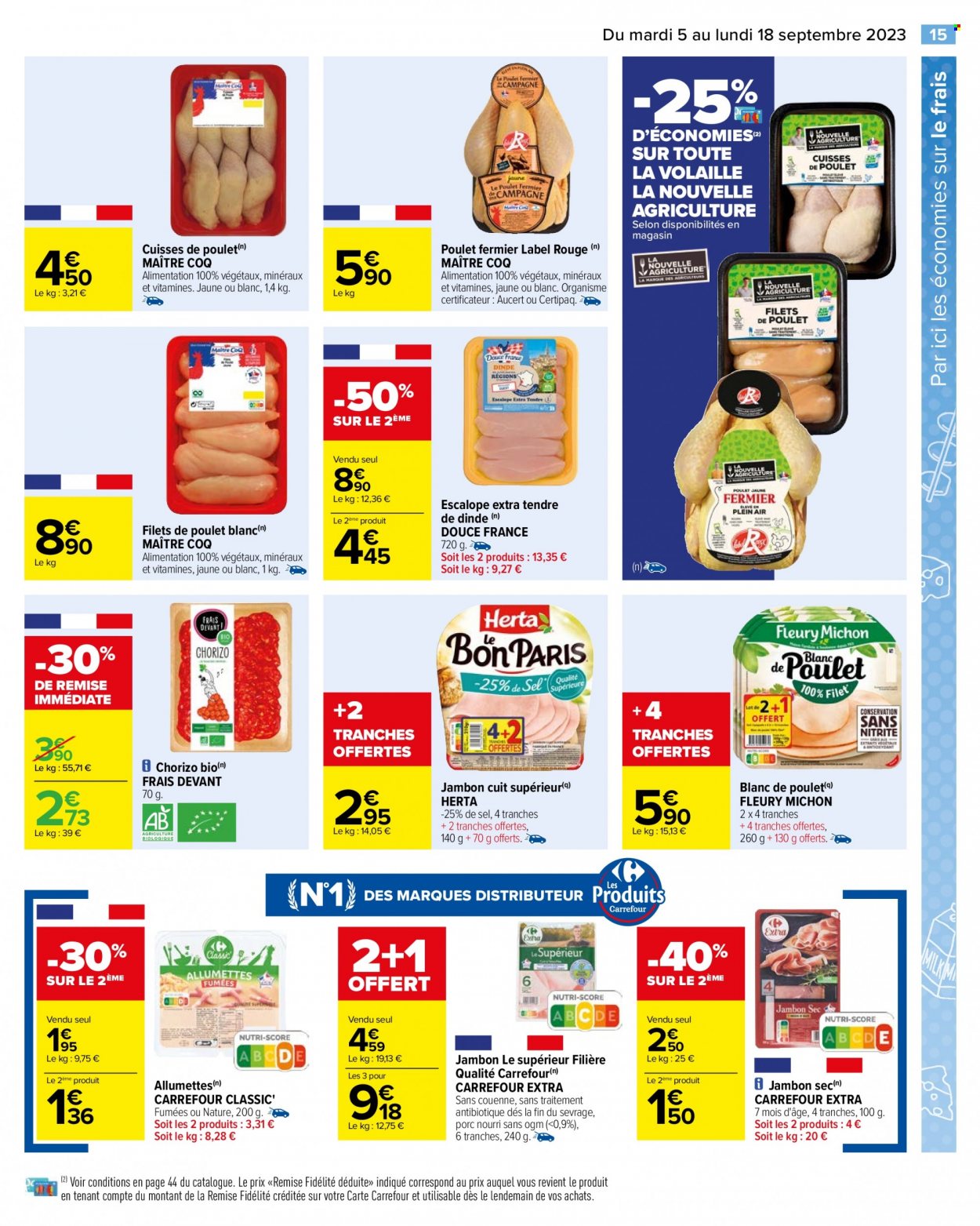 Catalogue Carrefour Hypermarchés - 05/09/2023 - 18/09/2023. Page 17