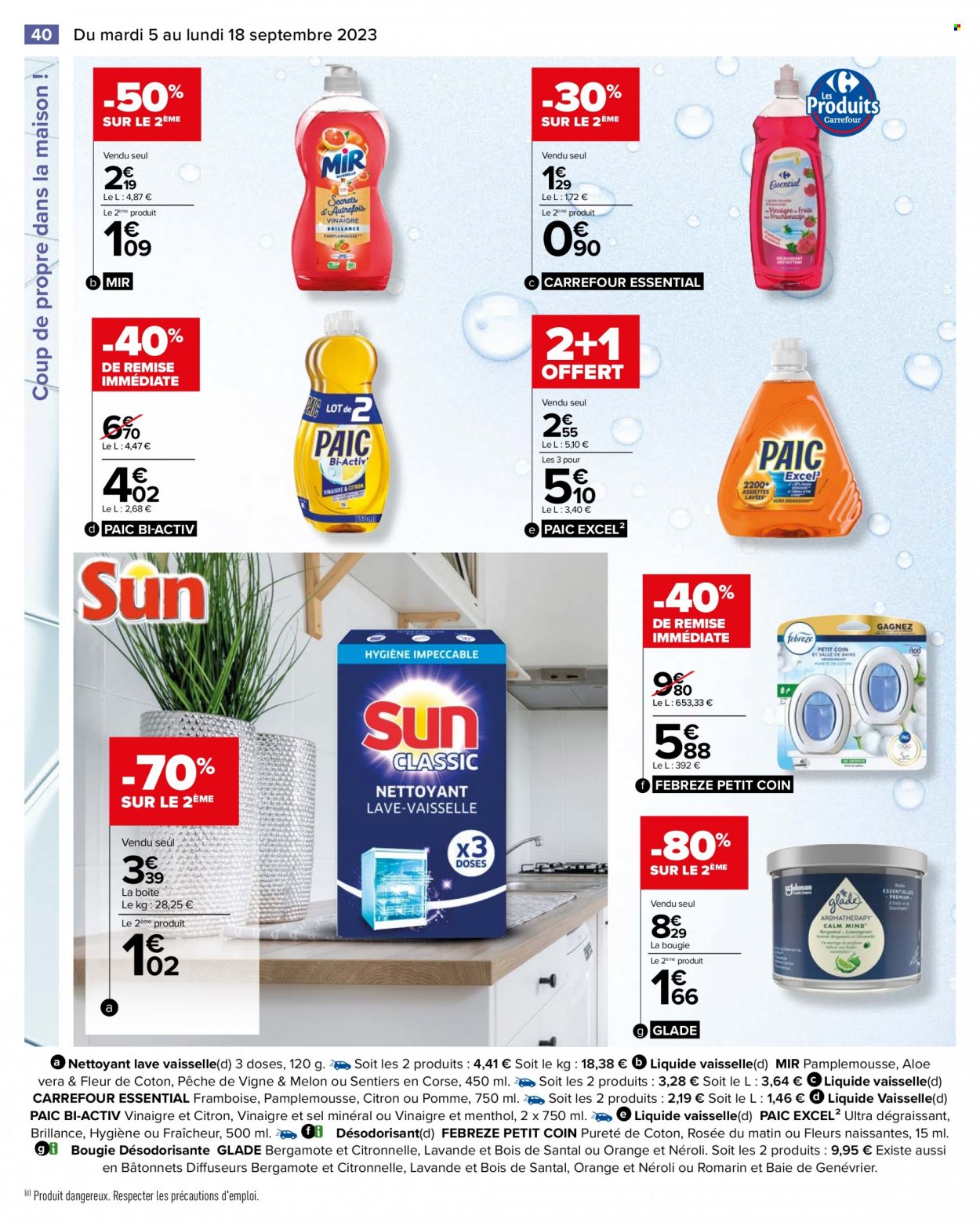 Catalogue Carrefour Hypermarchés - 05/09/2023 - 18/09/2023. Page 42
