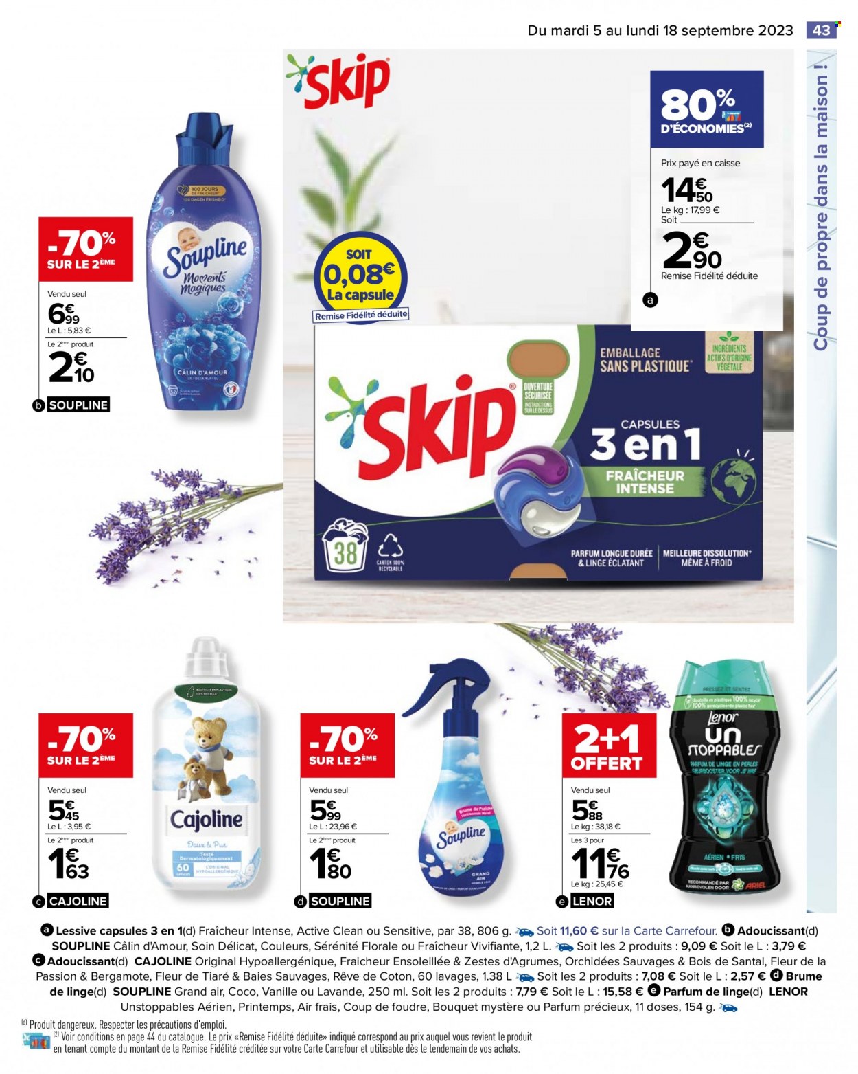 Catalogue Carrefour Hypermarchés - 05/09/2023 - 18/09/2023. Page 45