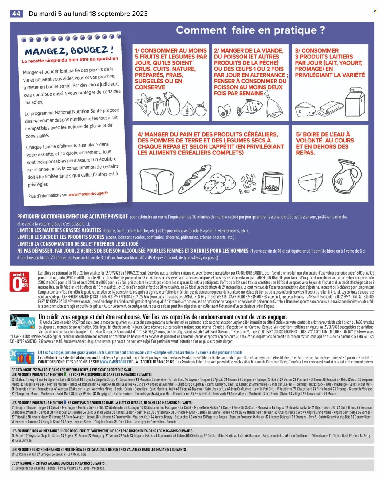 Catalogue Carrefour Hypermarchés - 05/09/2023 - 18/09/2023. Page 46