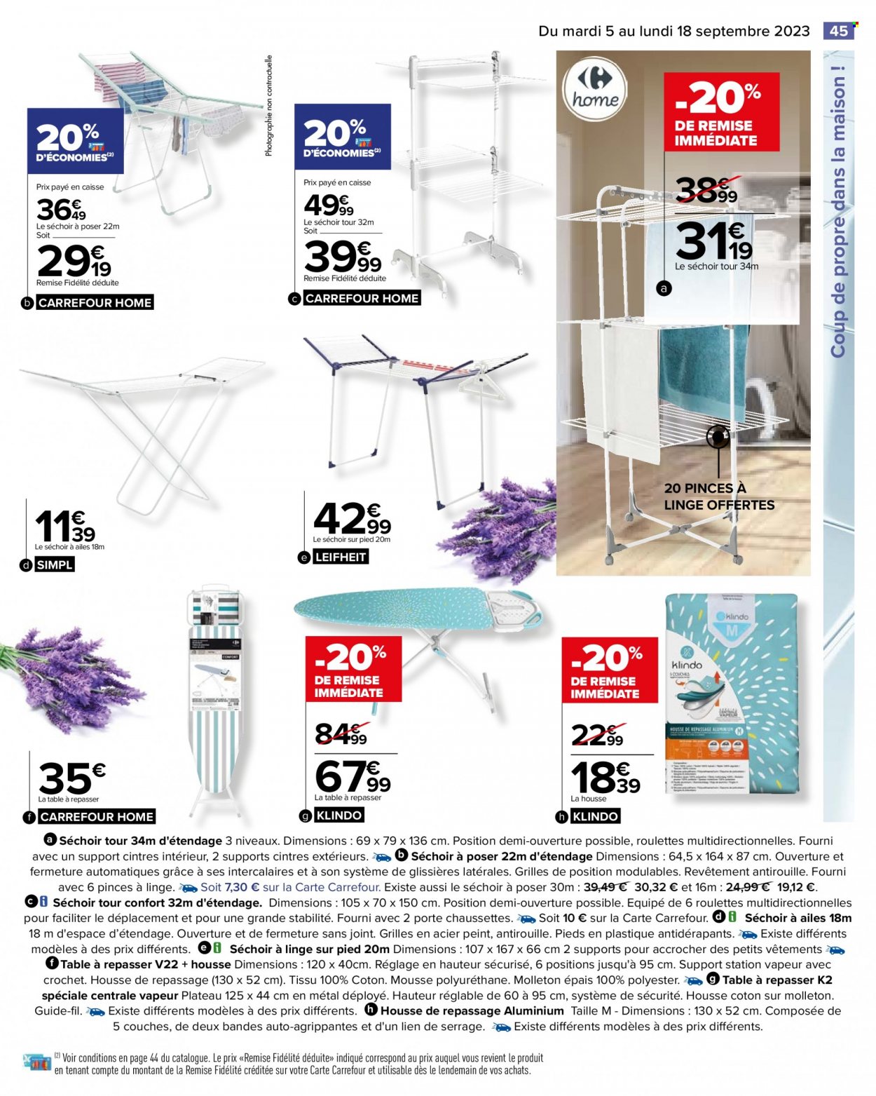 Catalogue Carrefour Hypermarchés - 05/09/2023 - 18/09/2023. Page 47