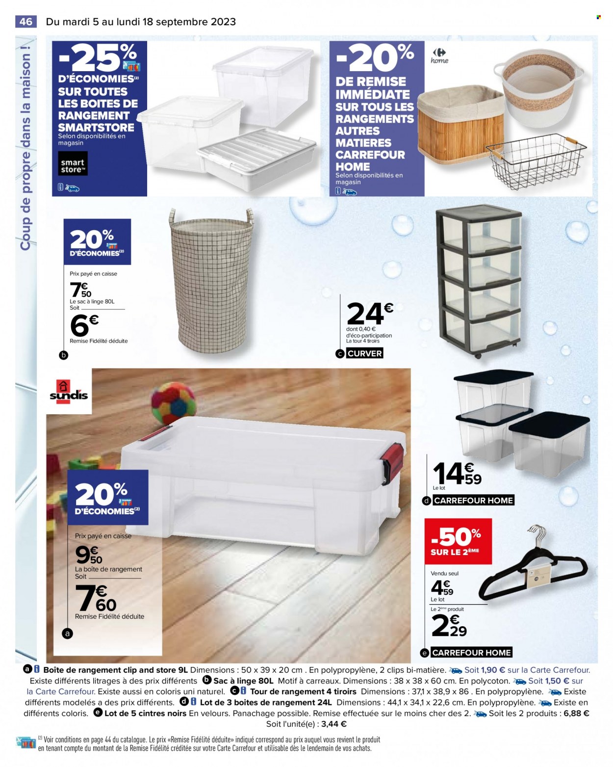 Catalogue Carrefour Hypermarchés - 05/09/2023 - 18/09/2023. Page 48