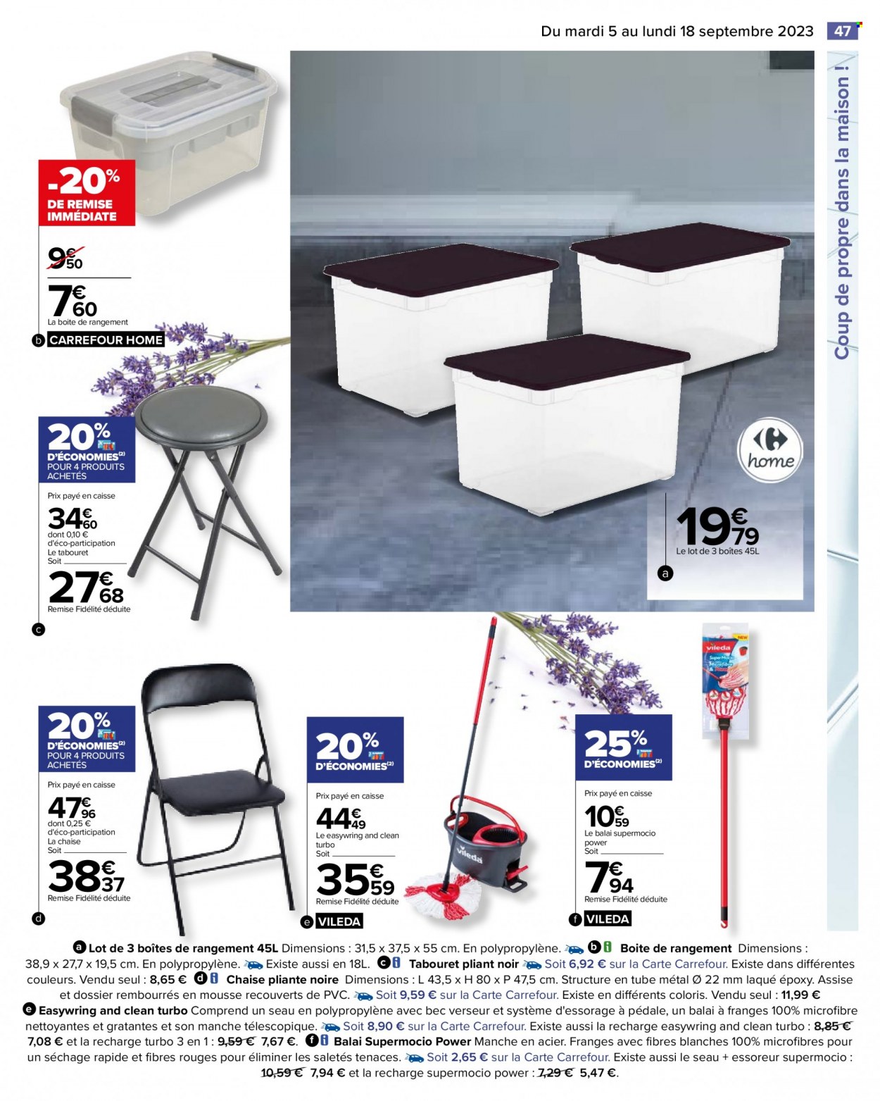 Catalogue Carrefour Hypermarchés - 05/09/2023 - 18/09/2023. Page 49