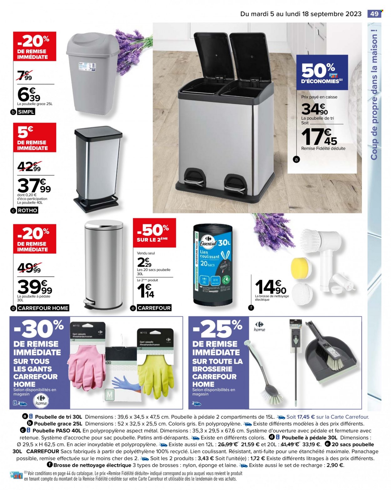 Catalogue Carrefour Hypermarchés - 05/09/2023 - 18/09/2023. Page 51