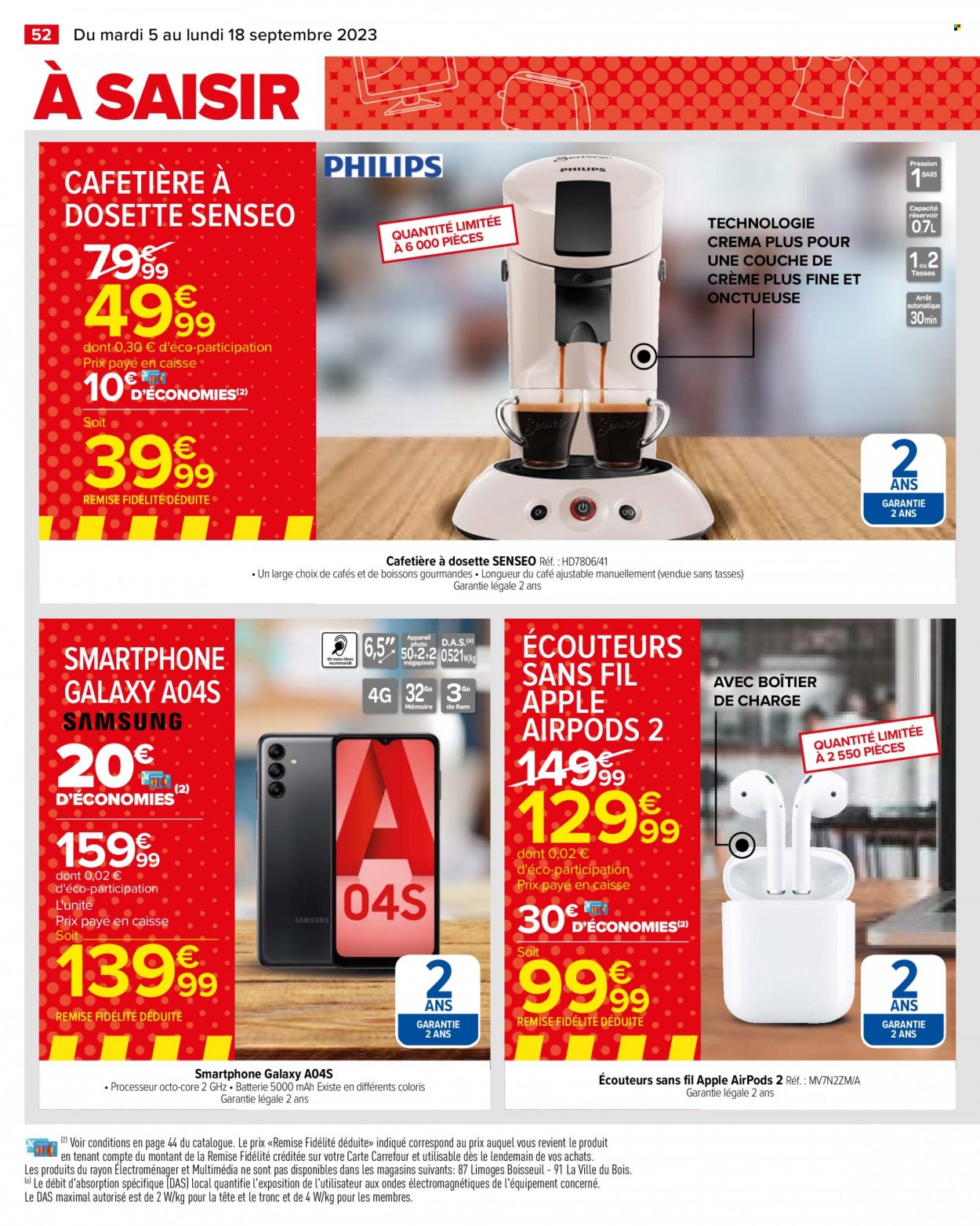 Catalogue Carrefour Hypermarchés - 05/09/2023 - 18/09/2023. Page 54