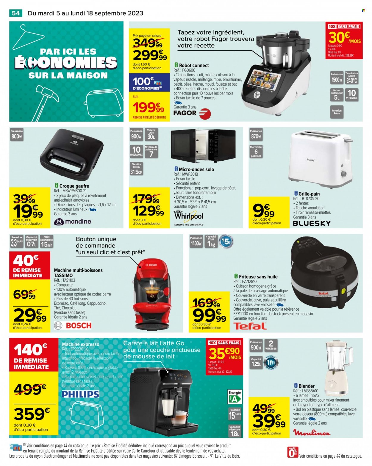 Catalogue Carrefour Hypermarchés - 05/09/2023 - 18/09/2023. Page 56