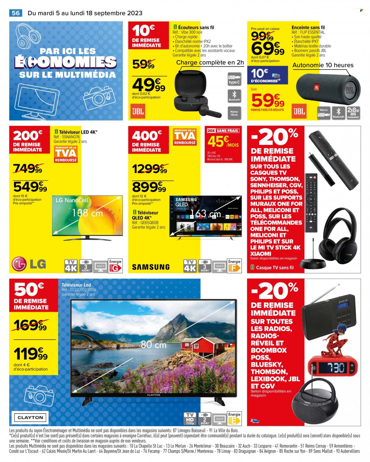 Catalogue Carrefour Hypermarchés - 05/09/2023 - 18/09/2023. Page 58