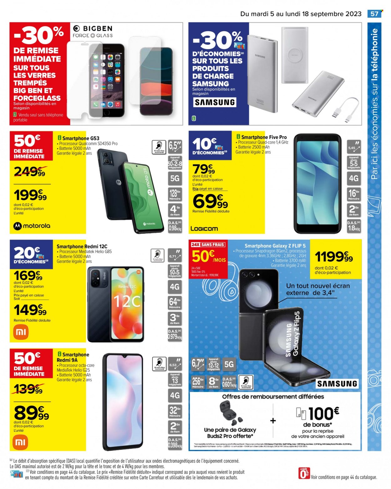 Catalogue Carrefour Hypermarchés - 05/09/2023 - 18/09/2023. Page 59