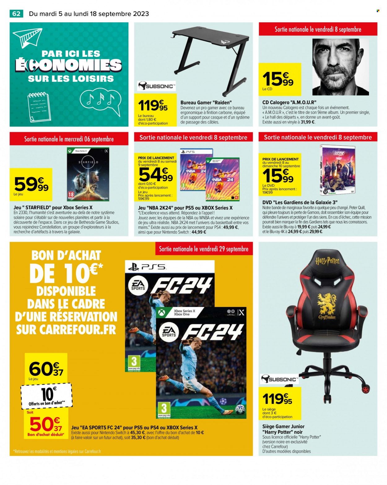 Catalogue Carrefour Hypermarchés - 05/09/2023 - 18/09/2023. Page 64