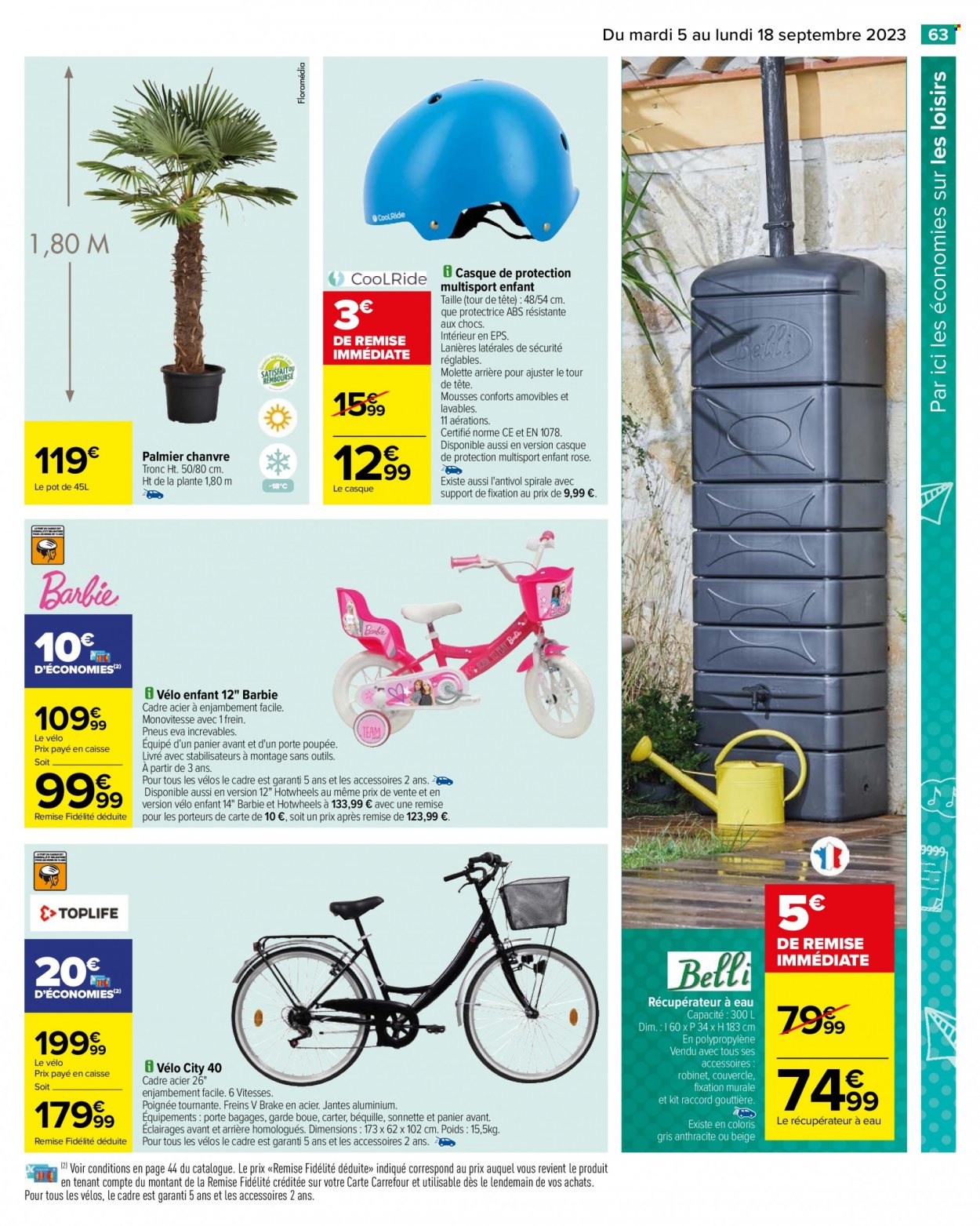 Catalogue Carrefour Hypermarchés - 05/09/2023 - 18/09/2023. Page 65