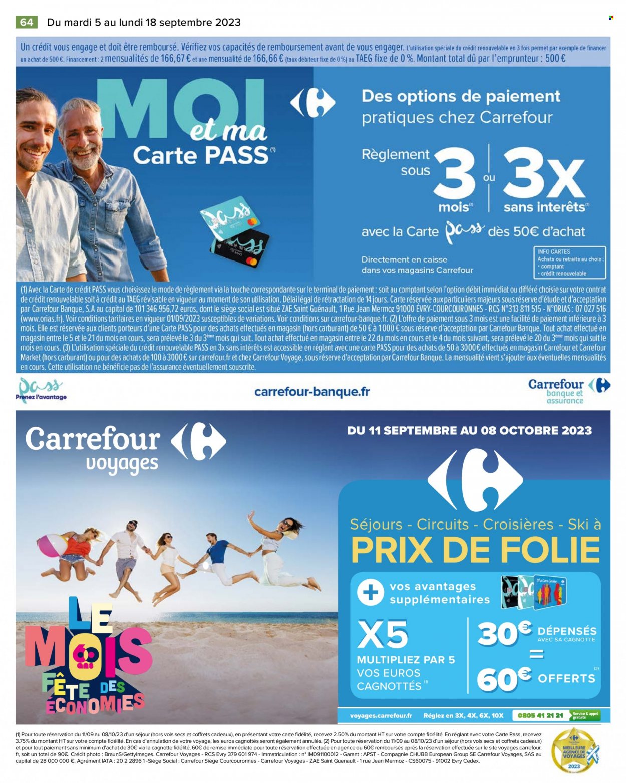 Catalogue Carrefour Hypermarchés - 05/09/2023 - 18/09/2023. Page 66