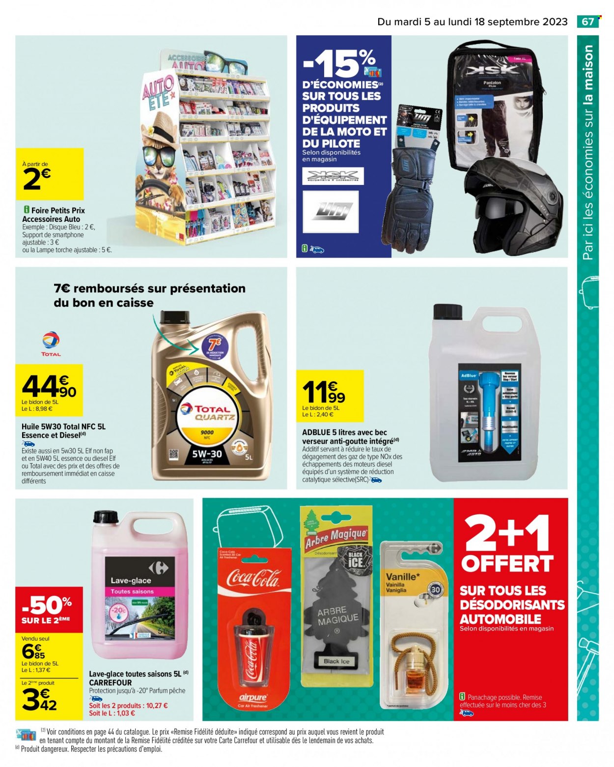 Catalogue Carrefour Hypermarchés - 05/09/2023 - 18/09/2023. Page 69