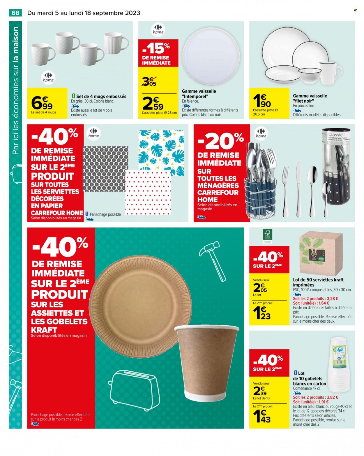 Catalogue Carrefour Hypermarchés - 05/09/2023 - 18/09/2023. Page 70