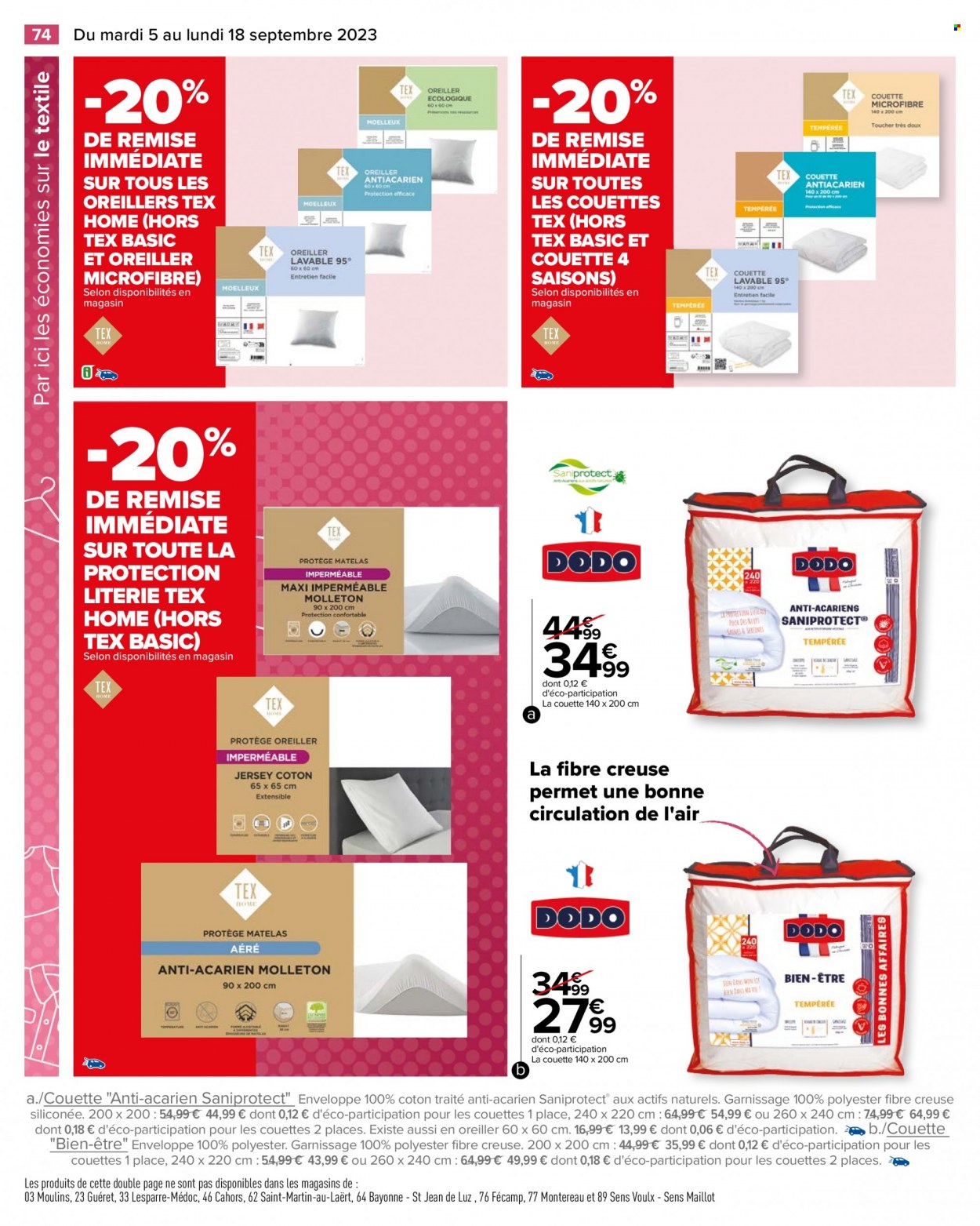 Catalogue Carrefour Hypermarchés - 05/09/2023 - 18/09/2023. Page 76