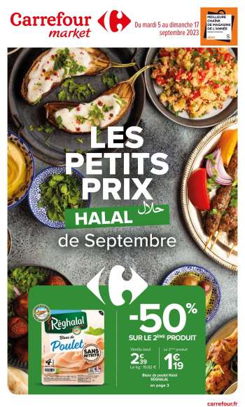 Catalogue Carrefour Market - 05/09/2023 - 17/09/2023.