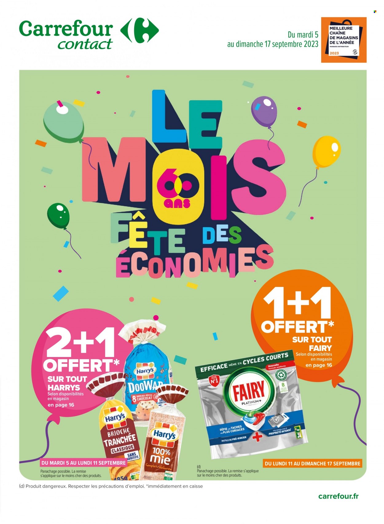 Catalogue Carrefour Contact - 05/09/2023 - 17/09/2023. Page 1